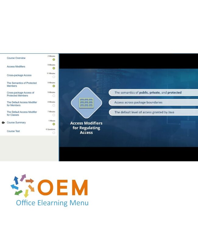 Oracle Object-Oriented Programming in Java Training