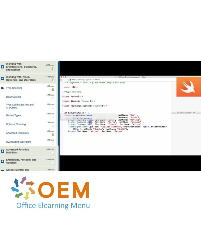 OEM Introduction to Swift Programming Training