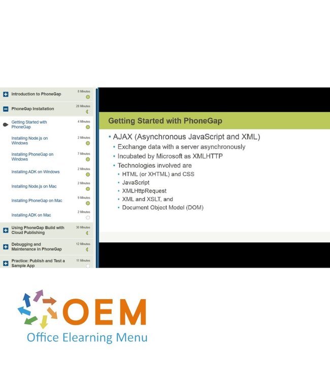 OEM Exploring PhoneGap Training