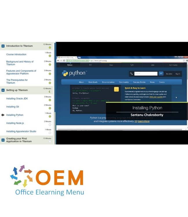 OEM Creating Mobile Apps with Appcelerator Titanium Training