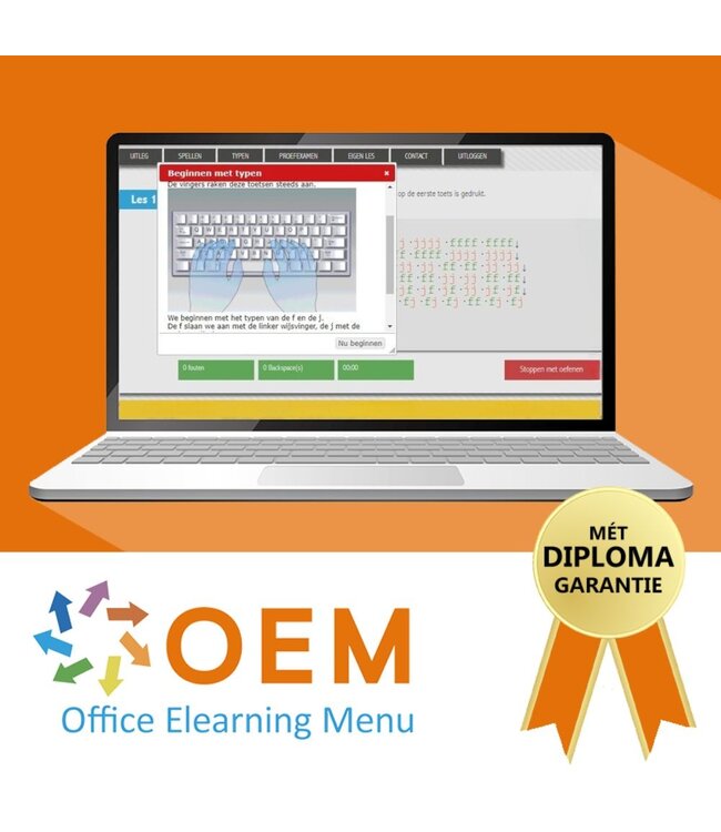 Typecursus + Examen Online E-Learning