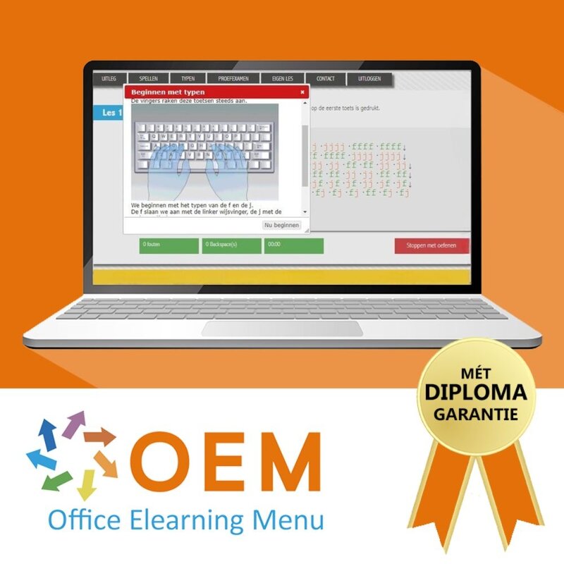Typecursus + Examen Online E-Learning