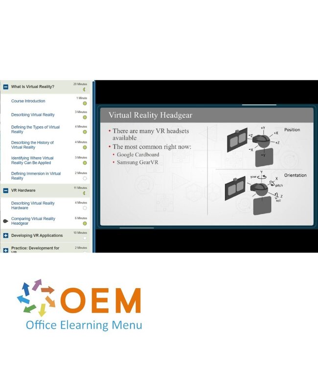 OEM Exploring Virtual Reality Training