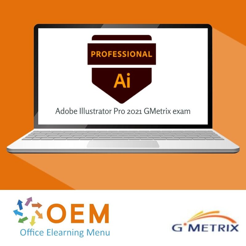 Adobe Illustrator 2021 GMetrix Practice Exam