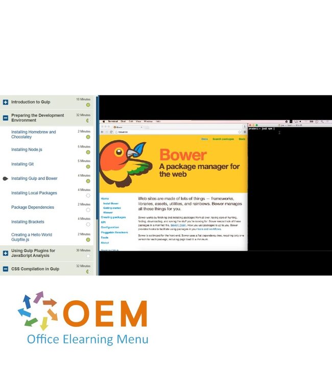 OEM Automating Web Development Tasks with Gulp.js Training