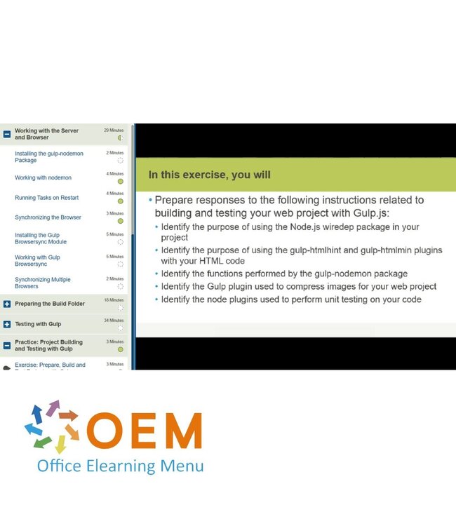 OEM Automating Web Development Tasks with Gulp.js Training