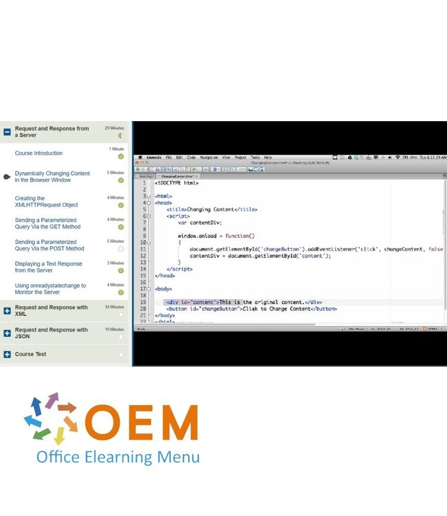 OEM Ajax Requesting Data and Retrieving Responses Training