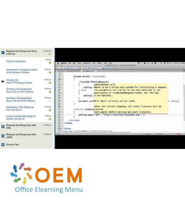 OEM Ajax Requesting Data and Retrieving Responses Training