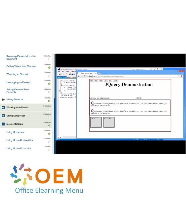 OEM jQuery Training
