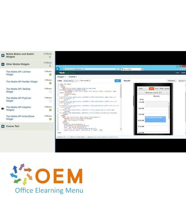 OEM Developing with Kendo UI Training