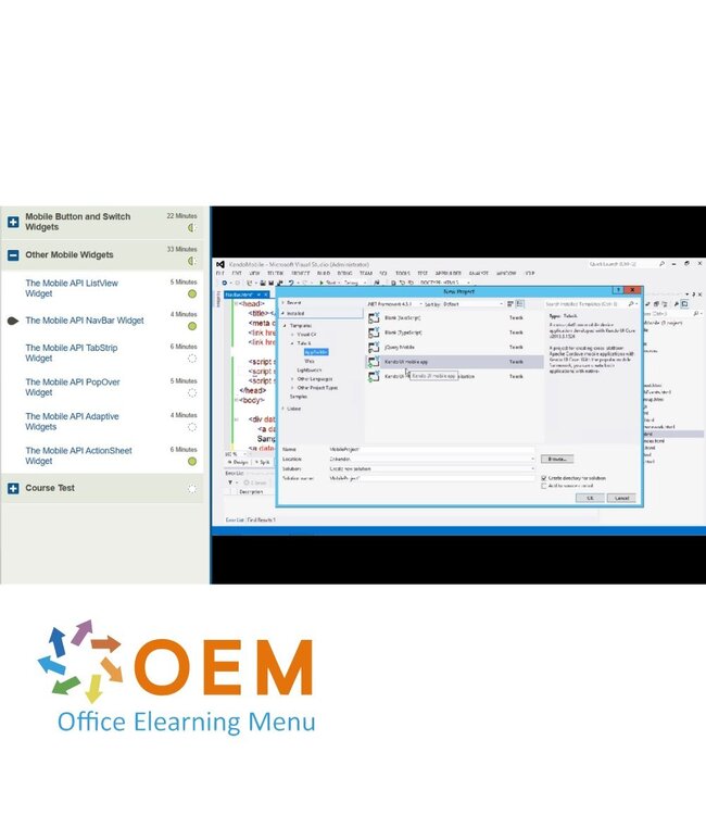 OEM Developing with Kendo UI Training
