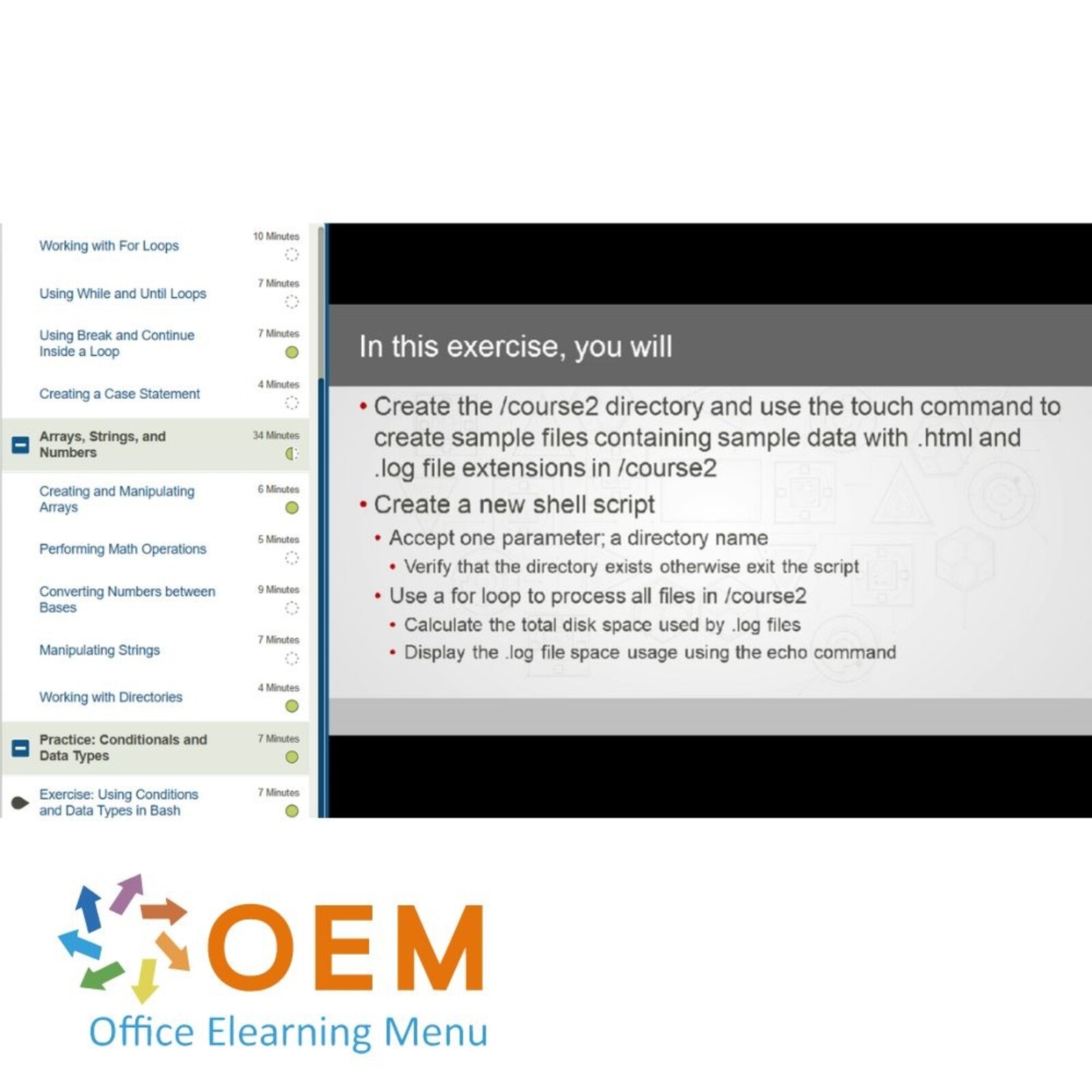 Shell Scripting Essentials E-Learning Training Online - OEM