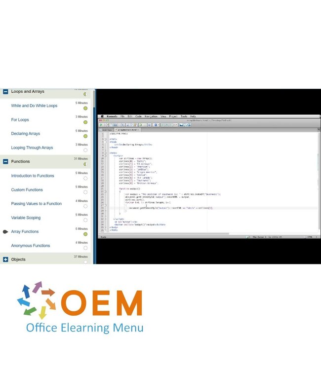 Oracle JavaScript Essentials Training