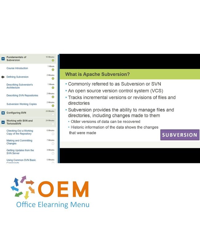 OEM Apache Subversion Fundamentals Training