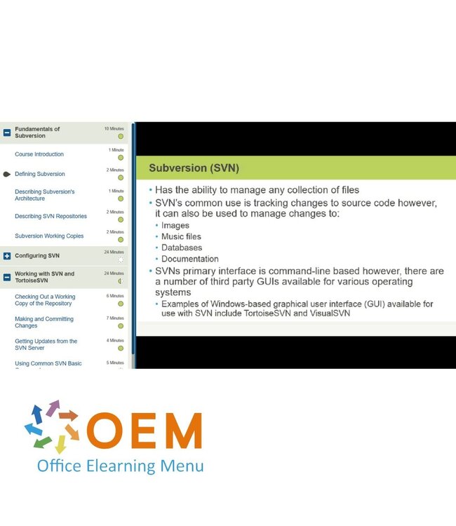 OEM Apache Subversion Fundamentals Training