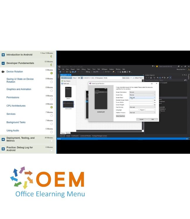OEM Android For .NET Developers Training