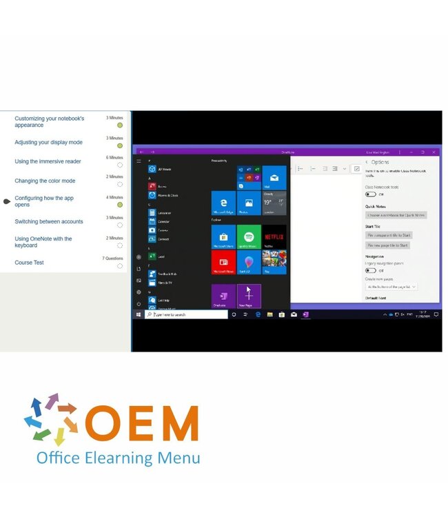 Microsoft OneNote for Windows 10 E-Learning