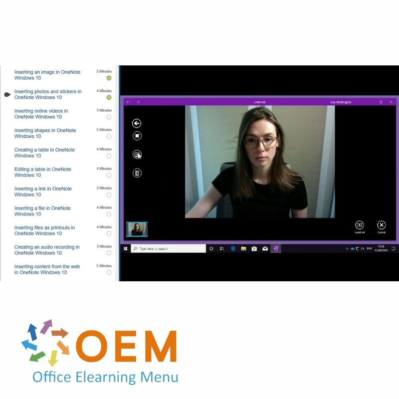 OneNote for Windows 10 E-Learning