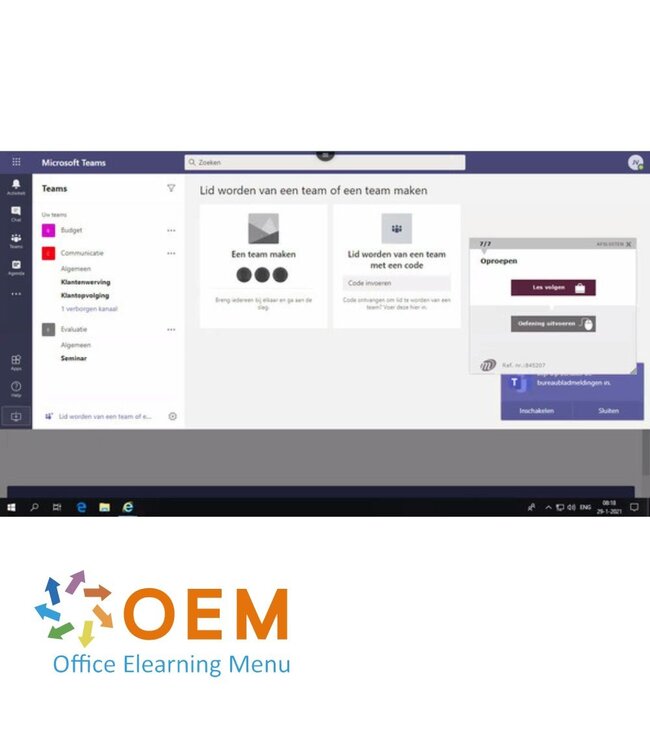 Microsoft Microsoft Teams Cursus E-Learning