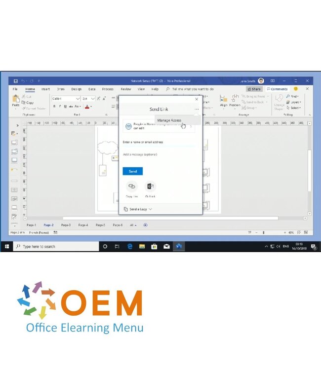 Microsoft Visio 2019 Cursus E-Learning