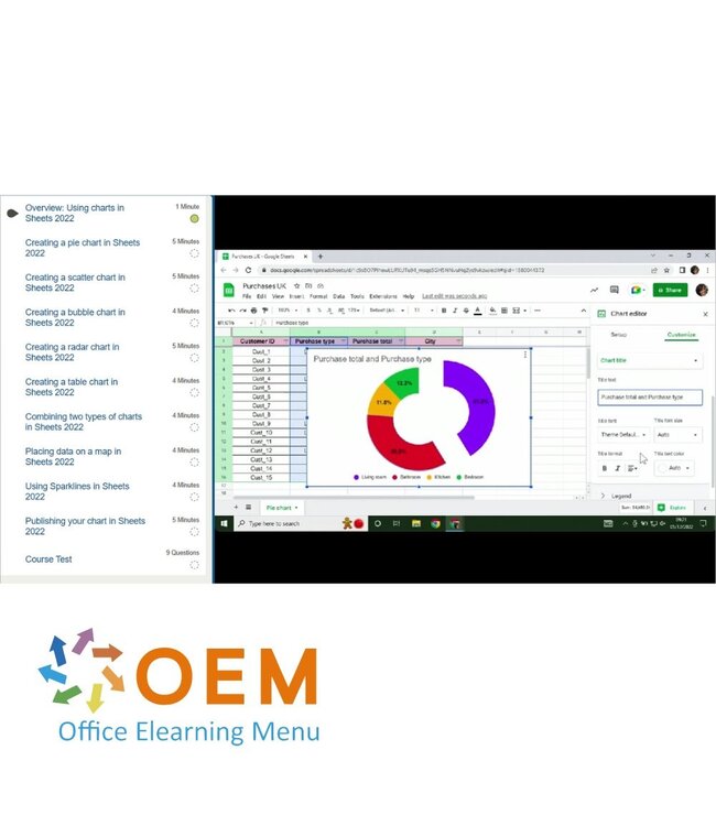 Google Google Sheets Cursus E-Learning