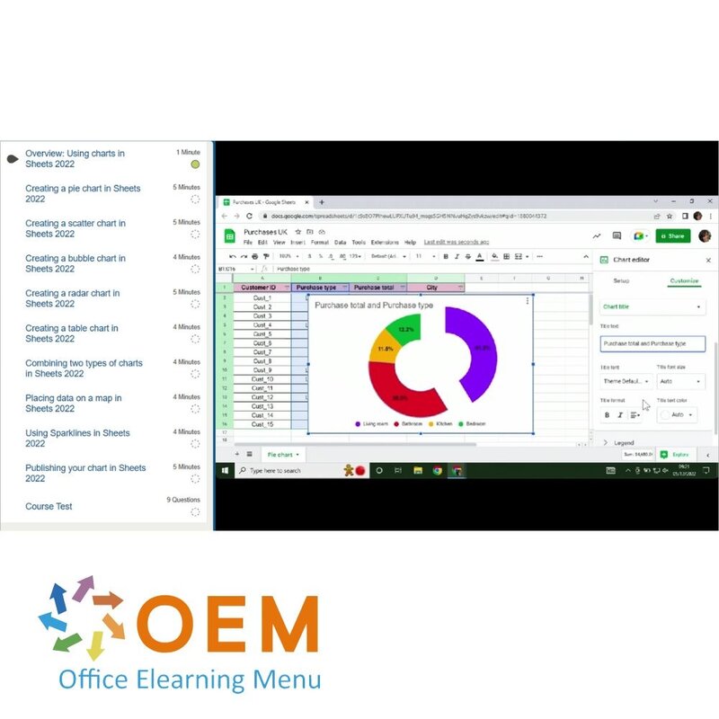 Google Sheets Cursus E-Learning