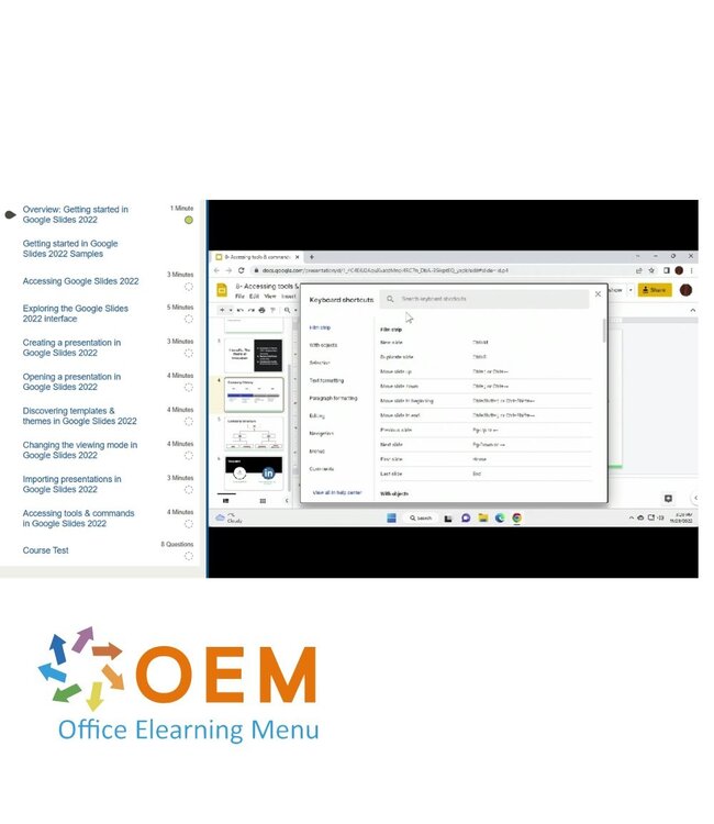 Google Google Slides Course E-Learning