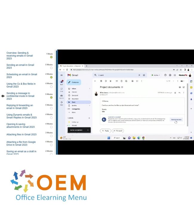 Google Google Gmail Cursus E-Learning