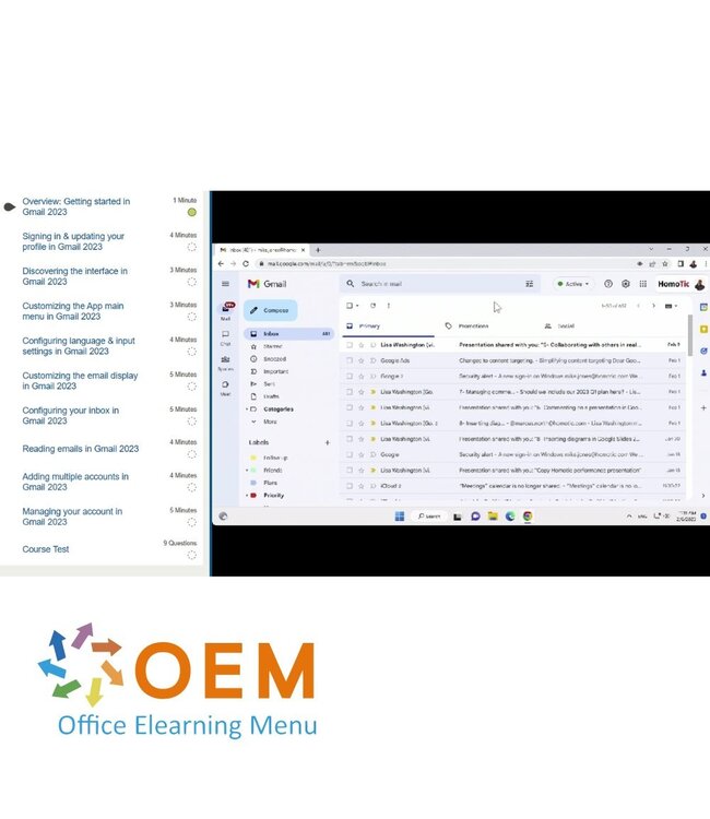 Google Google Gmail Cursus E-Learning