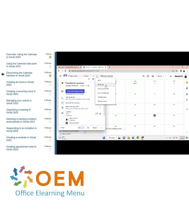 Google Google Gmail Cursus E-Learning