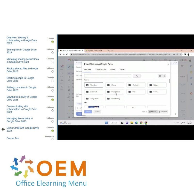 Google Drive Course E-Learning