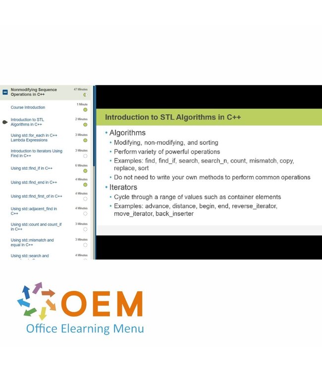 OEM C++ Institute Certified Professional Programmer Training