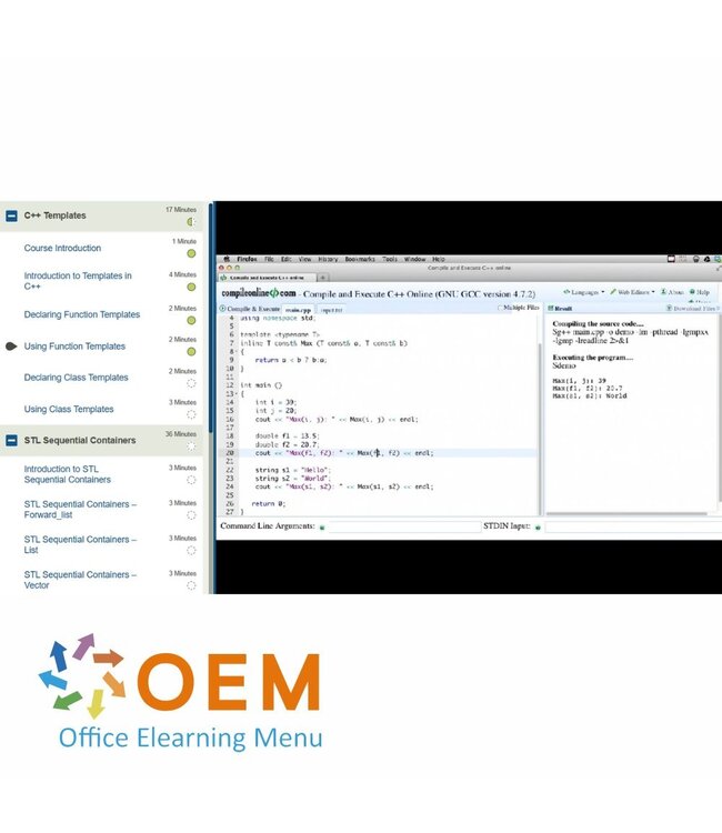 OEM C++ Institute Certified Professional Programmer Training