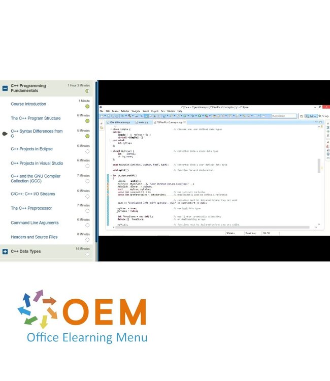 OEM C++ Certified Associate Programmer CPA Training