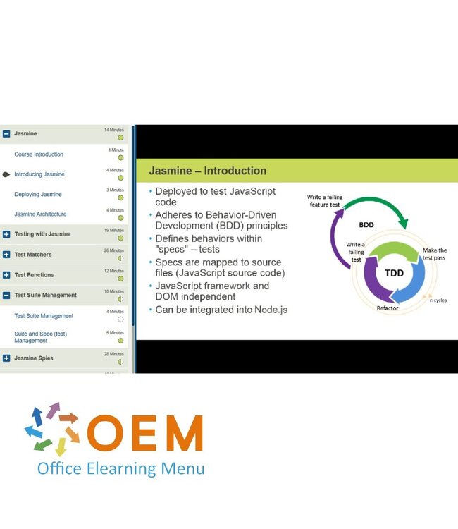 OEM Using Jasmine in Testing Training