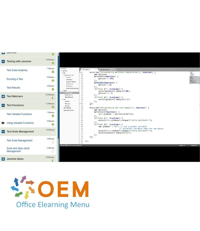 OEM Using Jasmine in Testing Training