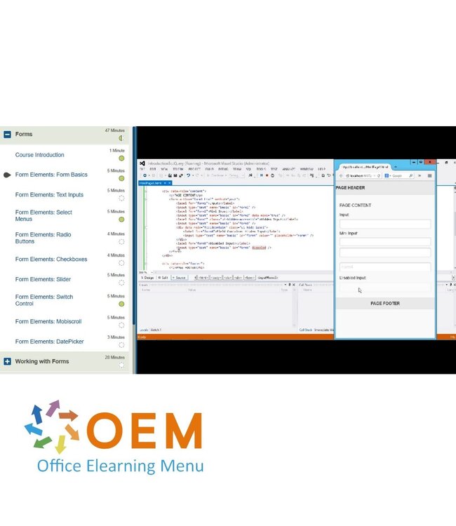 OEM Building Apps with jQuery Mobile Training