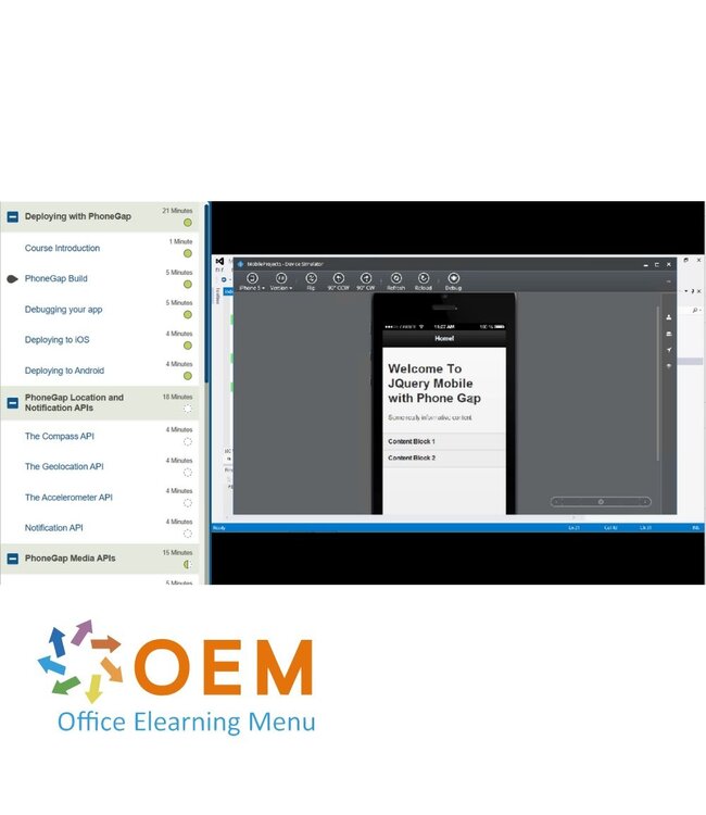 OEM Building Apps with jQuery Mobile Training