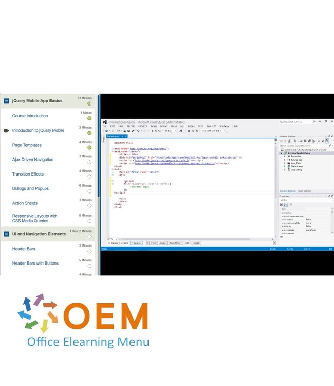 OEM Building Apps with jQuery Mobile Training