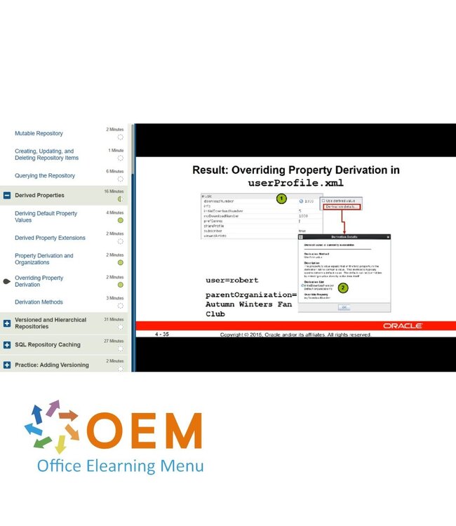 Oracle Oracle Web Commerce ATG Training