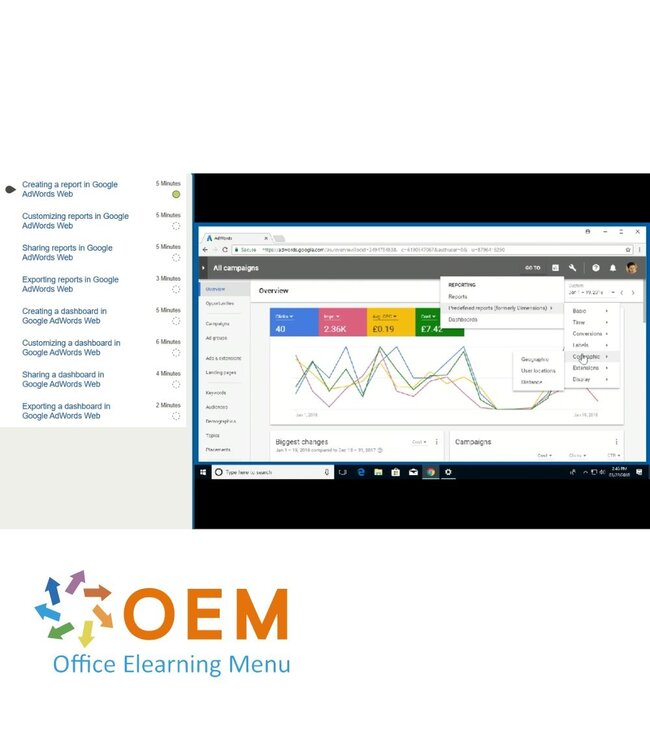 Google Google AdWords  Course E-Learning