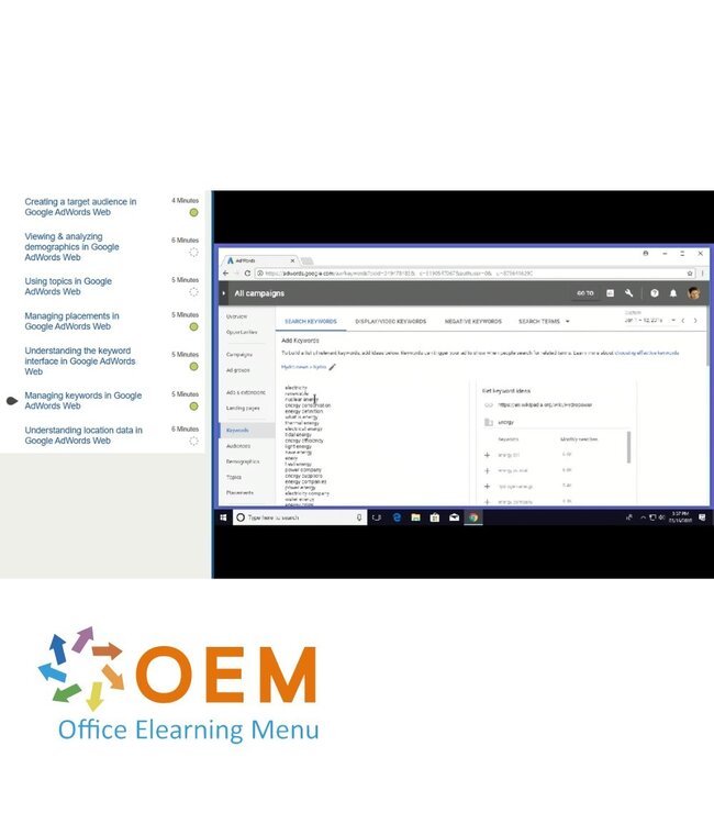Google Google AdWords Cursus E-Learning