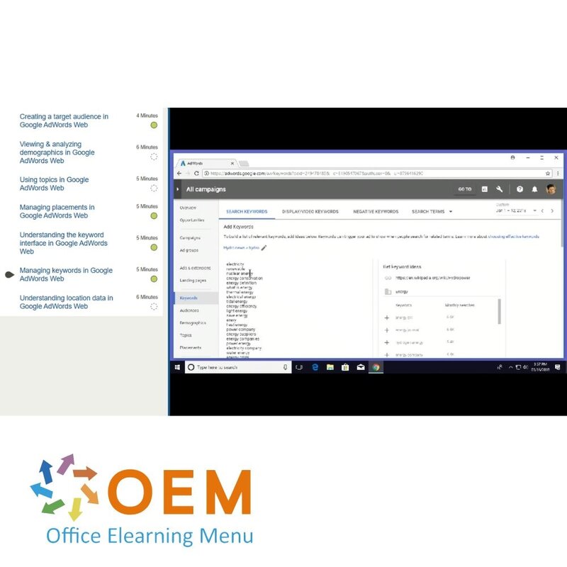 Google AdWords  Course E-Learning