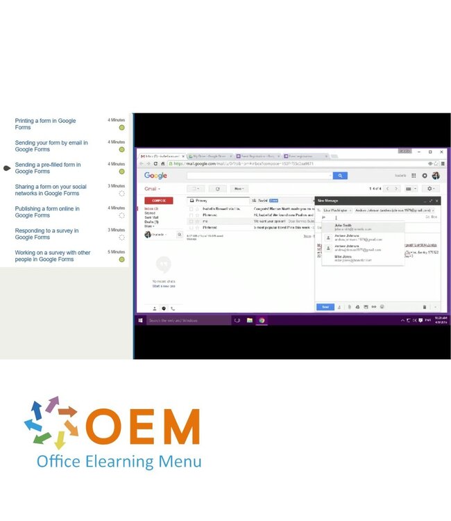Google Google Forms Cursus E-Learning