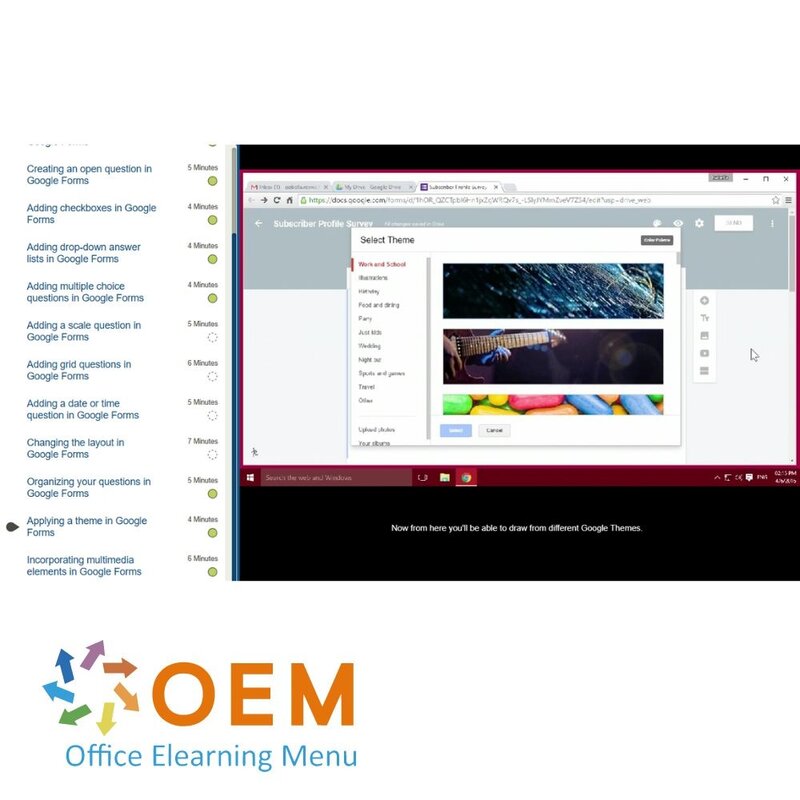 Google Forms Course E-Learning