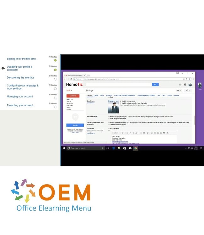 Google Google Gmail Cursus Web UPDATED E-Learning