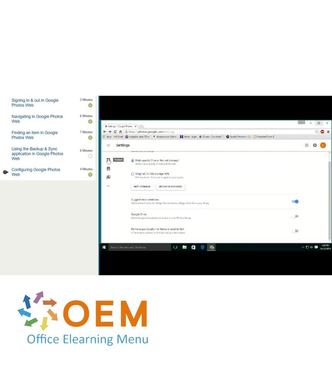 Google Google Photos Course E-Learning