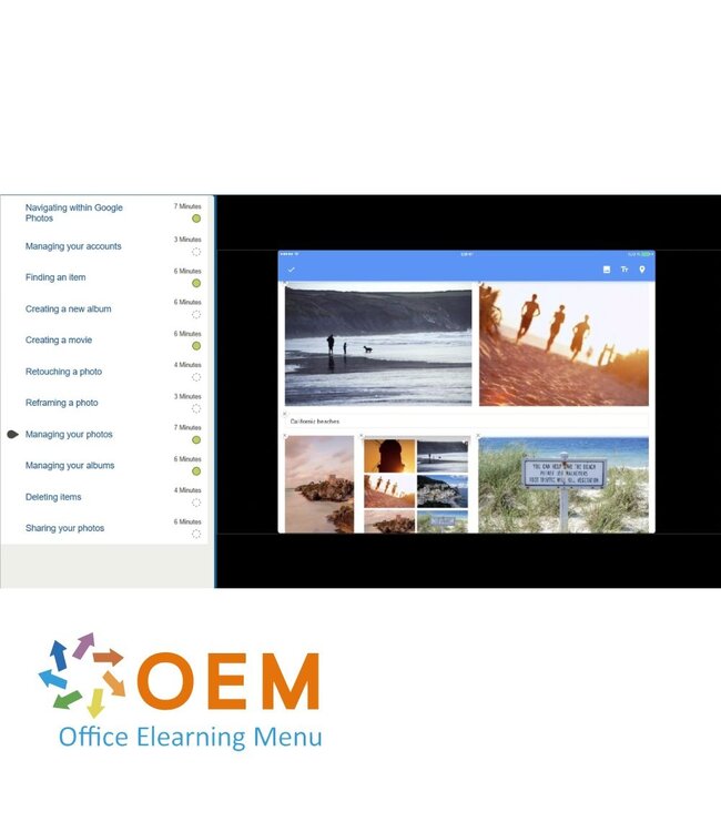 Google Google Photos Course E-Learning
