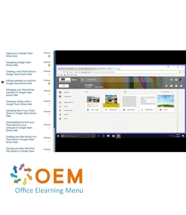 Google Google Team Drives Course E-Learning
