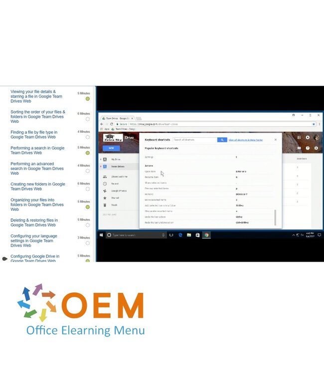 Google Google Team Drives Course E-Learning